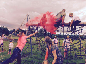 Colour bomb at The Bear Trail