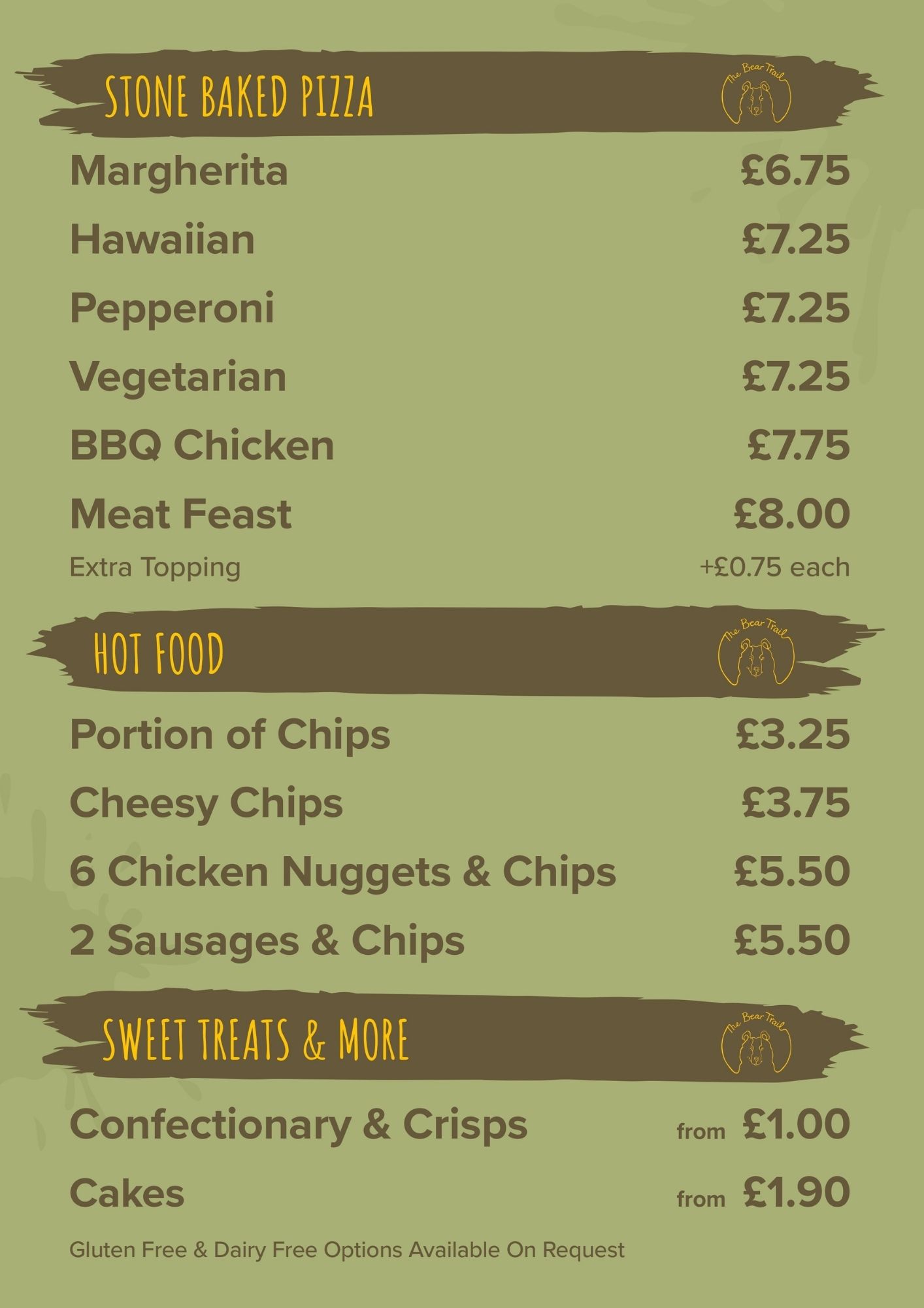 CAFE FOOD MENU 2022
